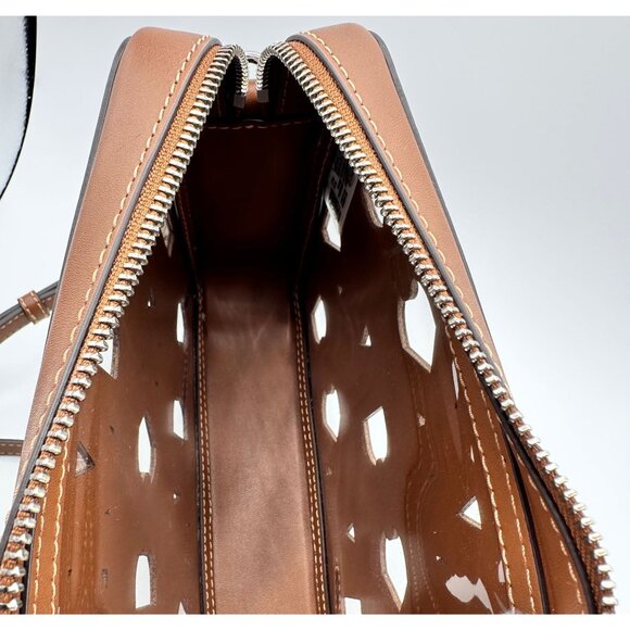 Michael Kors Jet Set Large Open Luggage Brown East West Crossbody 32S4SJ6C7P NWT - Picture 11 of 16